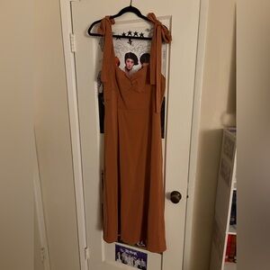 Cider tie strap dress